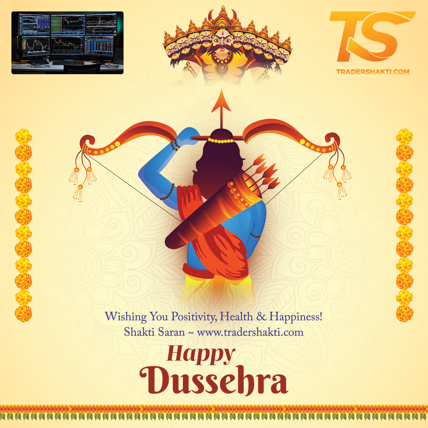 Happy Dussehra by Trader Shakti - Shakti Saran
